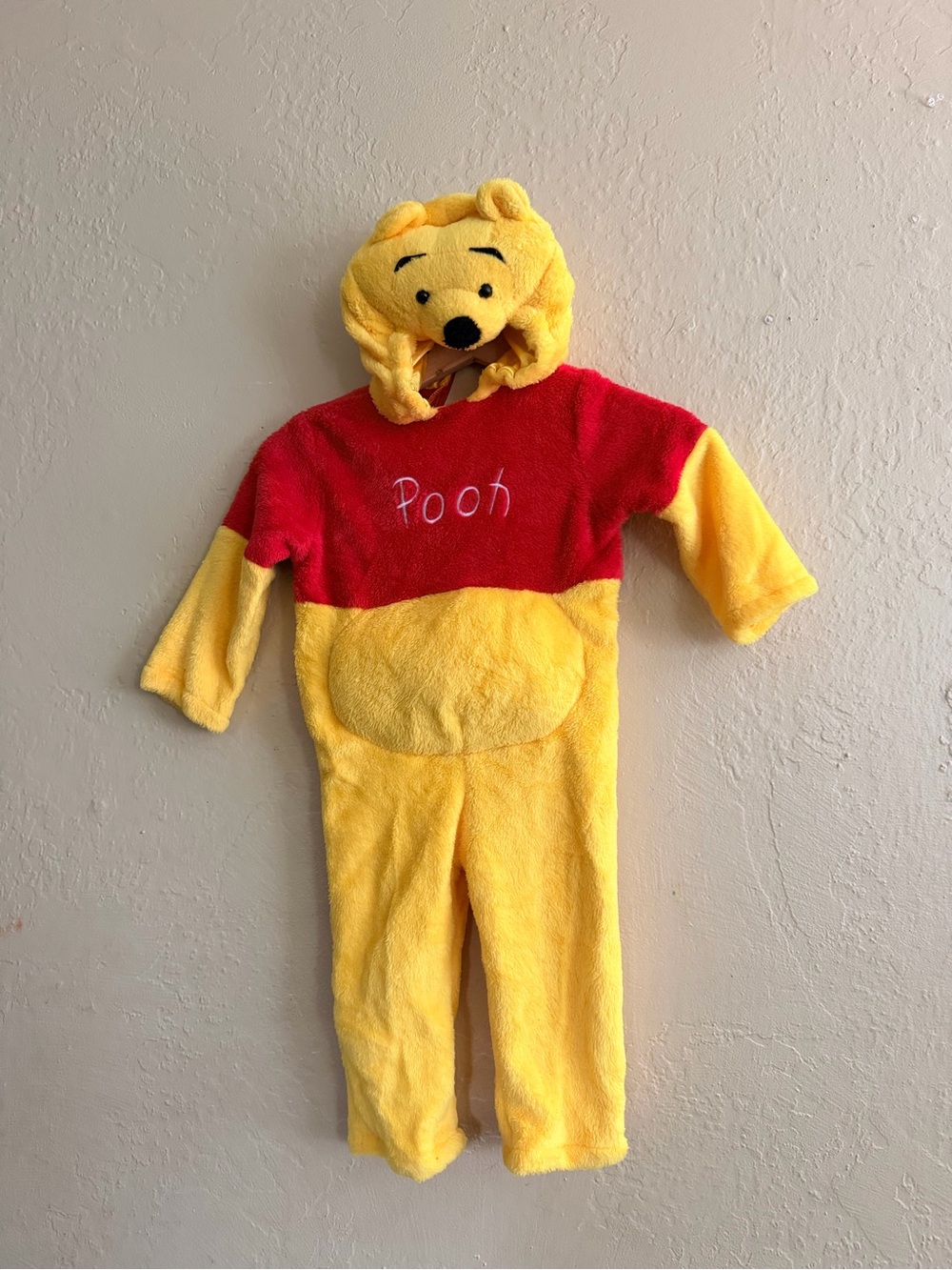 Disney Winnie the Pooh Hooded Plush Costume - Yellow & Red
